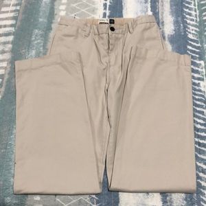 Gap kids easy fit adjustable elastic inner waistband chino khaki boys 18